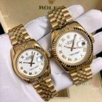 Buy Copy Rolex Datejust 36mm and 31mm Watches All Gold White Roman_th.jpg